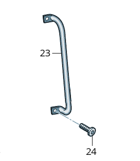 VW Crafter B-Pillar LHS Sliding Door Grab Handle (MY18 onwards)