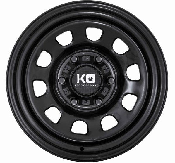 D-Hole Alloy Wheel for VW T6.1 / T6 / T5 -Satin Black - 17"x8 5x120