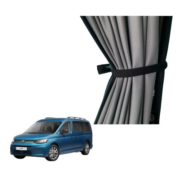 Caddy 5 - 2021 onwards - LWB - Blackout Camper Curtains - Includes Tailgate - 5pc