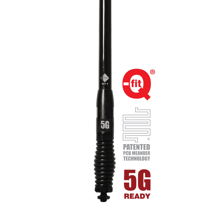 RFI 5G LTE 5.5dBi Collinear Antenna (698-3800 MHz); 5m SMA(M) - Black