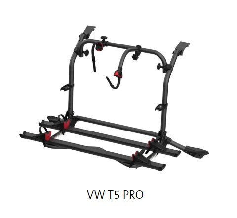 Fiamma T5 Pro Bike Rack 2003-2015 (Tailgate Only) 2 bikes / 4 max Deep Black