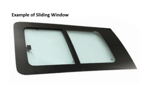 Sliding Window FRONT RIGHT-For Sliding Door - VW T7 Transporter / Ford Transit Custom V710