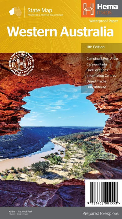 Hema Maps Western Australia State Map