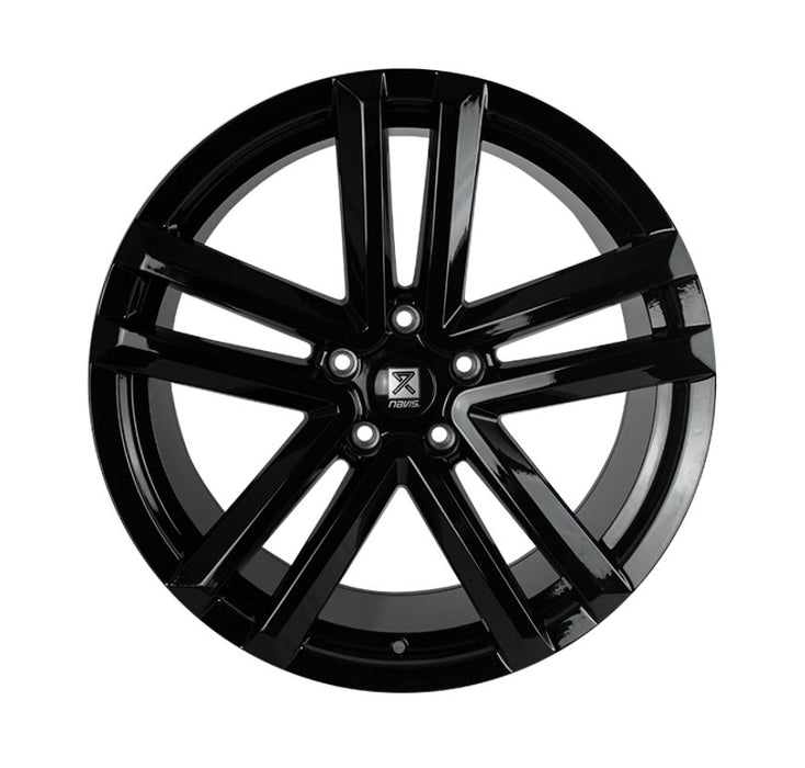 Navis Twin-5 – 20″ Gloss Black Finish Alloy Wheels