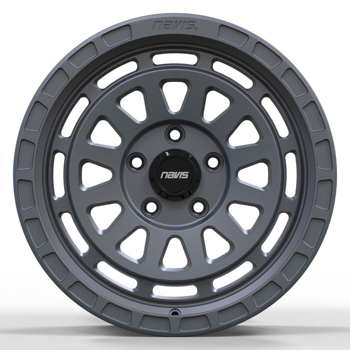 Navis Gelida-AT – 17″ Matt Anthracite Finish 8.5J 5×120 Alloy Wheels – Load Rated
