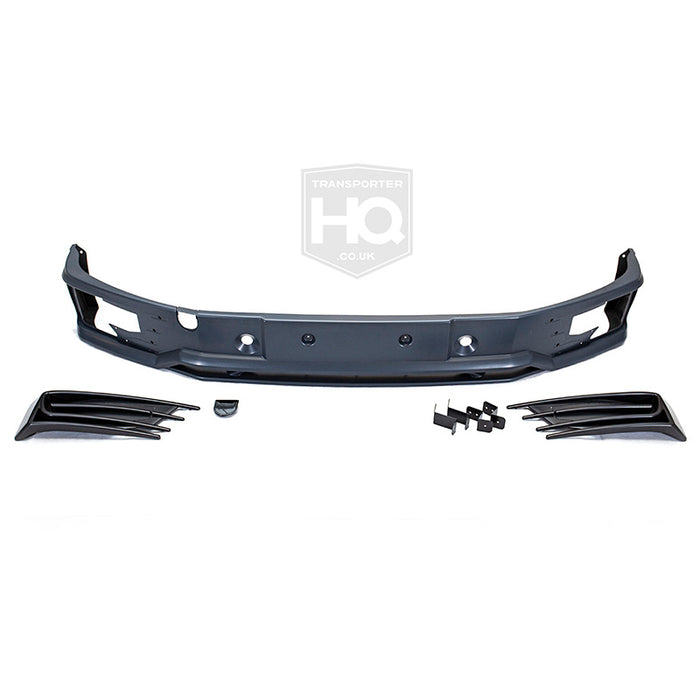 VW Transporter T6 – Lower Bumper Spoiler – Sportline - Primed - Unpainted