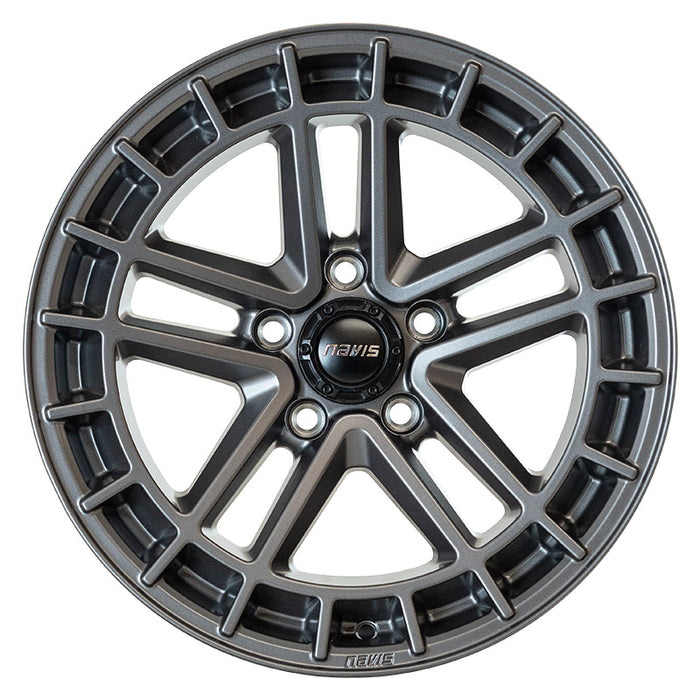 Navis MAC-AT – 17″ Matt Anthracite Finish 8.5J 5×120 Alloy Wheels – Load Rated