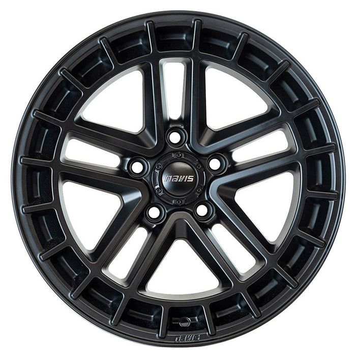 Navis MAC-AT – 17″ Satin Black Finish 8.5J 5×120 Alloy Wheels – Load Rated