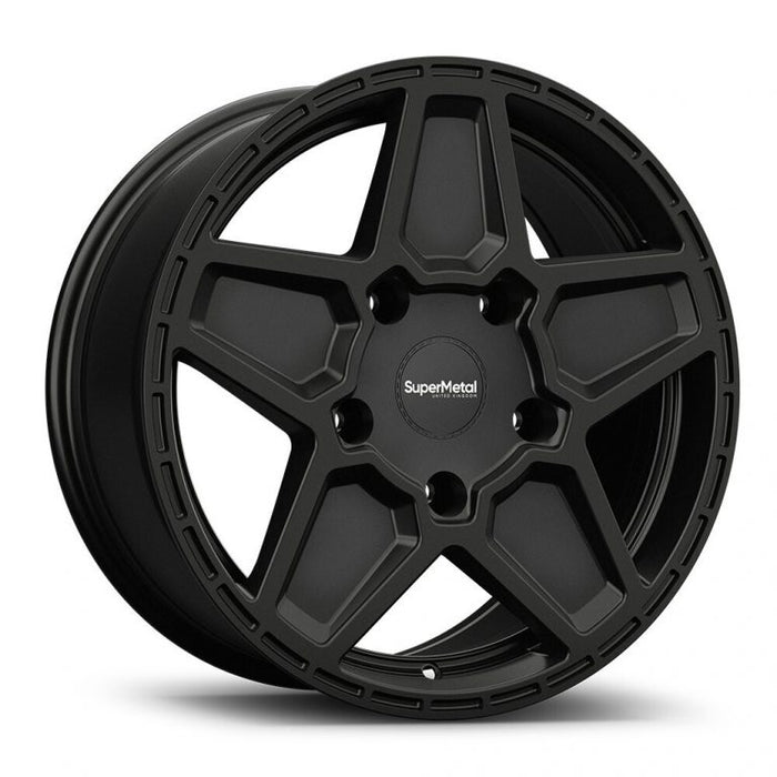 SuperMetal – Rocket – Alloy Wheels – 20″ – Matt Black Finish – 9J – 5×120 – Load Rated