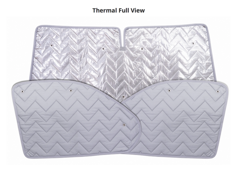 VW T5/T6/T6.1 Transporter FRONT Window ThermoMats - Driver/Passenger/Windscreen - 3pc Magnetic
