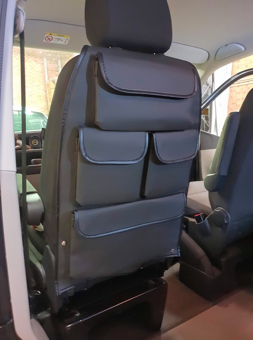 VW T5 & T6 Seat Utility Bag Deluxe - 4 pockets - Anthracite