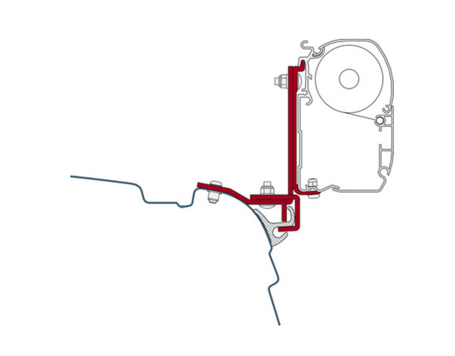 Fiamma F45s Awning Adaptor for use with Multirail