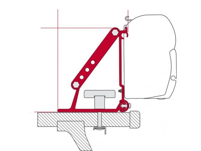 Fiamma F35Pro/F45 Caddy Roof Rack Mounting Brackets