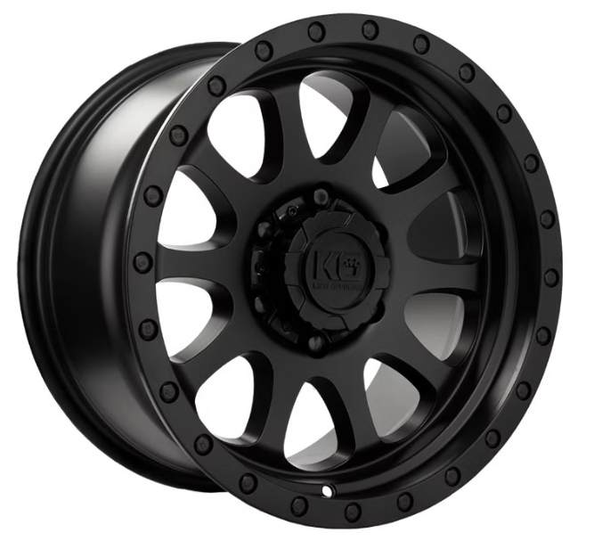 HURRICANE - Alloy Wheel for VW Crafter - Satin Black - 17x9 - 12U30P - 1600KG
