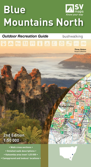 Hema Maps Blue Mountains North Map