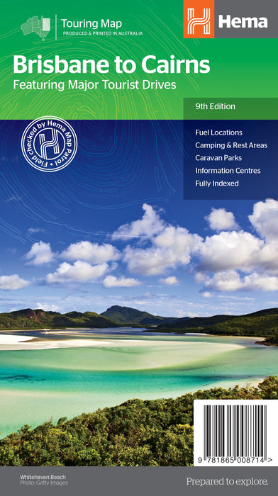 Hema Maps Brisbane to Cairns Map