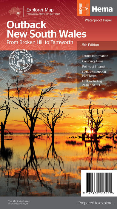 Hema Maps Outback New South Wales Map