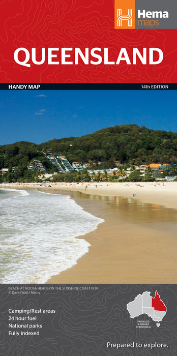 Hema Maps Queensland Handy Map