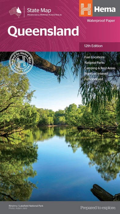 Hema Maps Queensland State Map