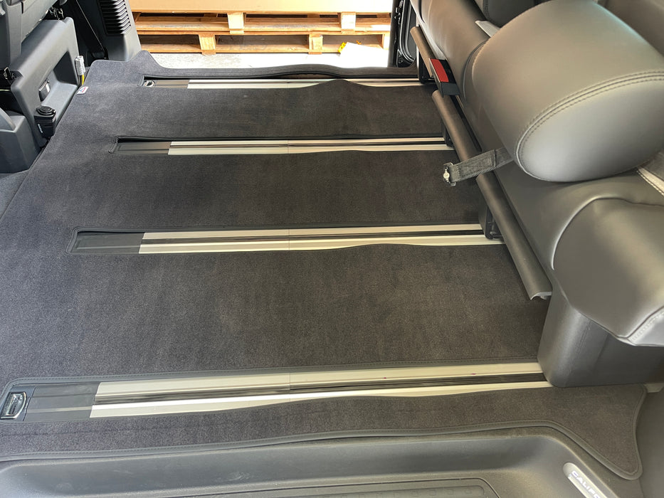BRANDRUP Velour Carpet - Passenger Compartment 2 Sliding doors - VW T6.1/T6/T5 - Black