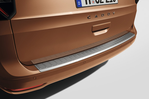 Genuine VW Rear Bumper Protector (SILVER) for Caddy 5 (2021+) - Genuine Volkswagen