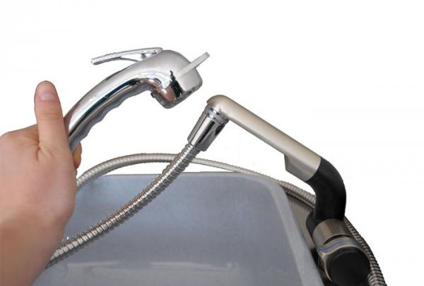 Shower Attachment - Hand-held Shower with On/Off lever