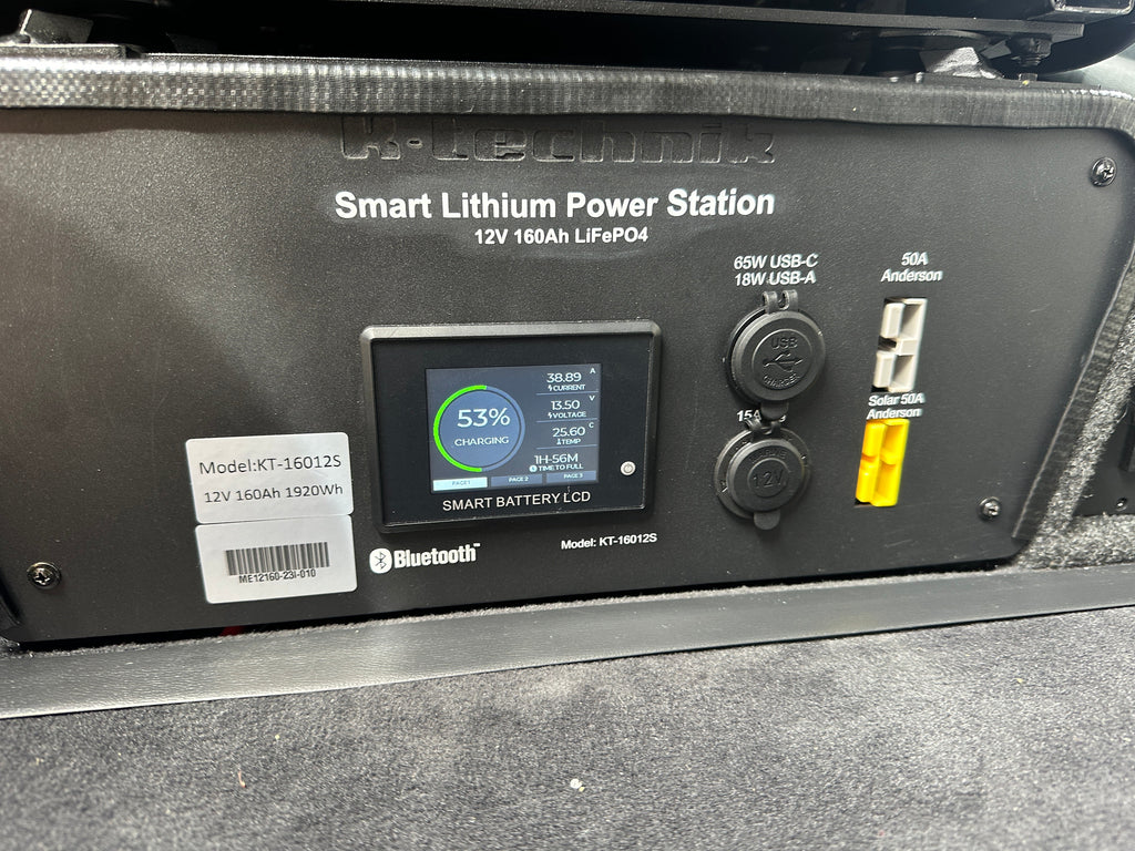 LiFePO4 Smart Lithium Under-seat Power Station 12V 160Ah for VW Campervans V2