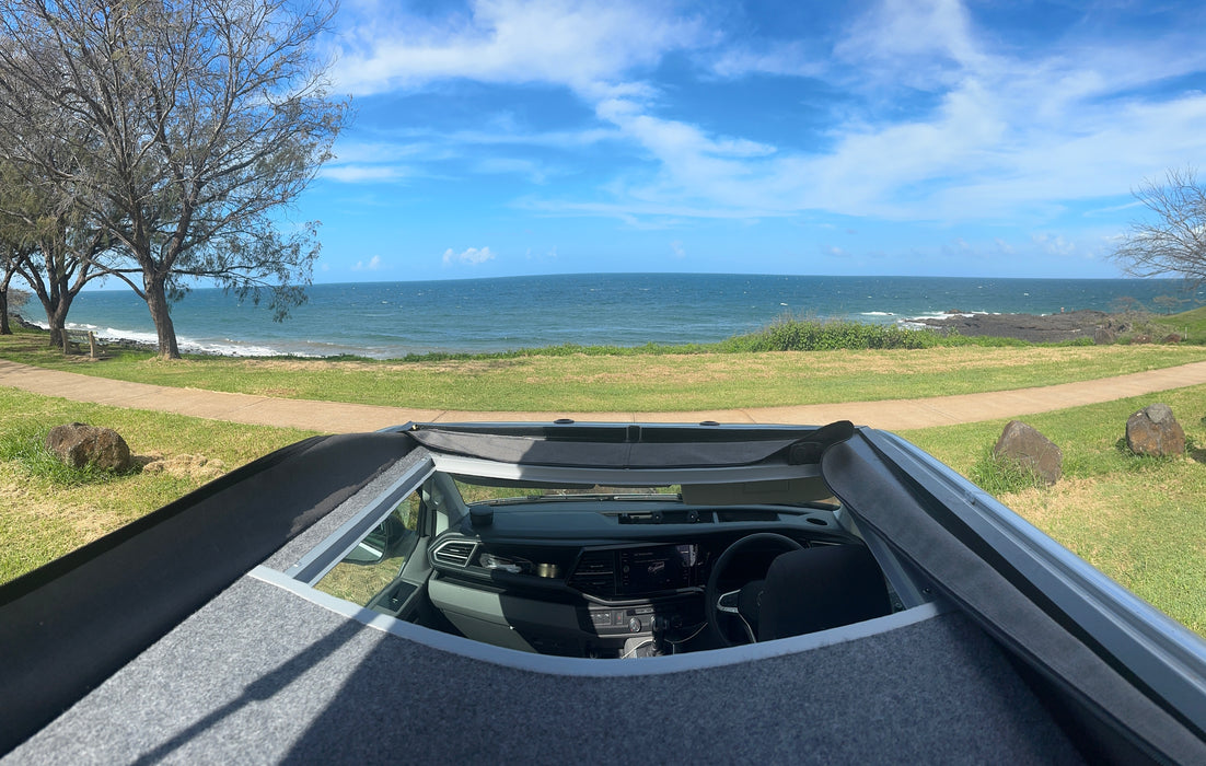 Horizon Sport Pop-Top Roof - Slimline VW T5 or T6 Transporter & Multivan Elevating Roof incl Roof Bed & Open Sky Canvas