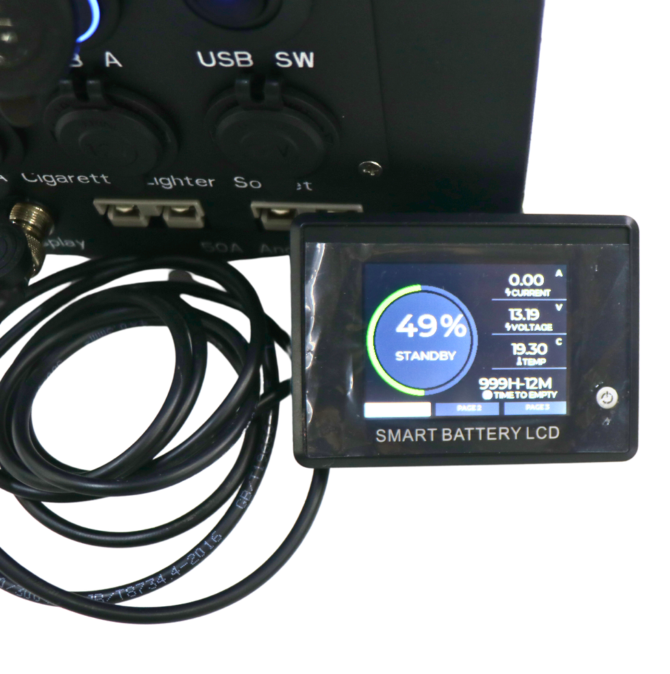 LiFePO4 Integrated Portable Battery 105Ah 12V Lithium with Remote Touchscreen