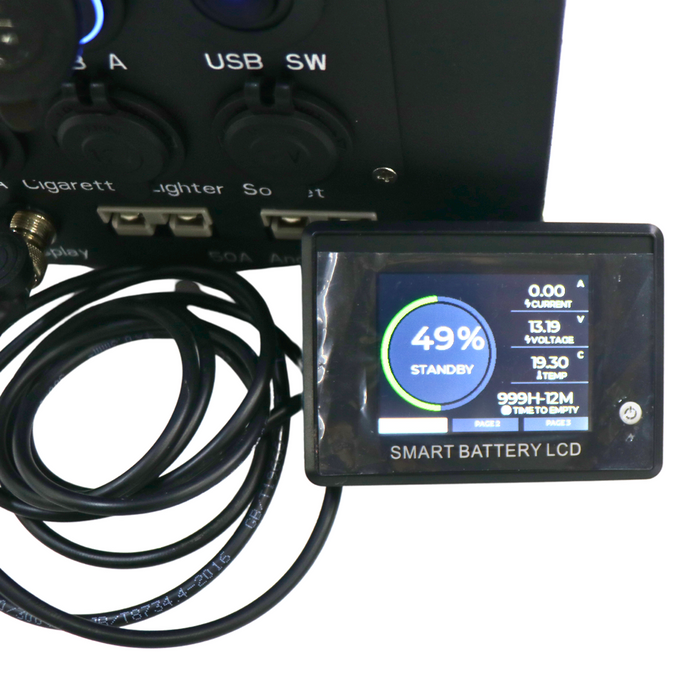 105Ah 12V Lithium LiFePO4 Integrated Portable Battery for VW Campervans with Remote Touchscreen