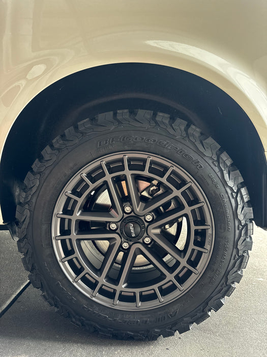 Navis MAC-AT – 17″ Matt Anthracite Finish 8.5J 5×120 Alloy Wheels – Load Rated