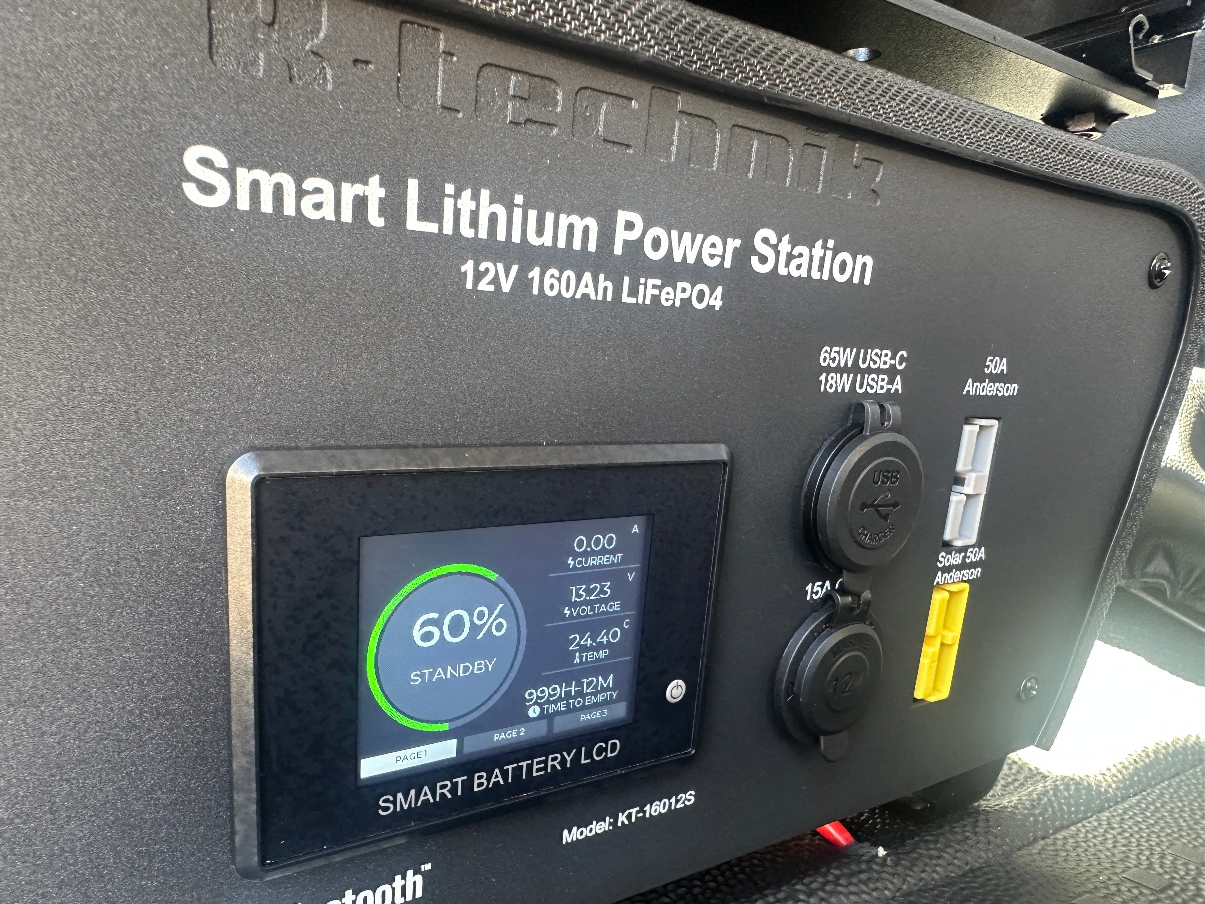 LiFePO4 Smart Lithium Under-seat Power Station 12V 160Ah for VW Campervans V2