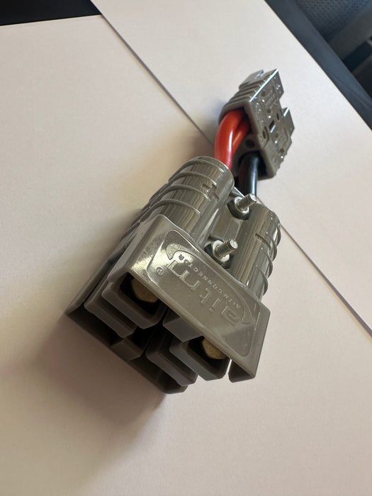 50A Anderson Double Adaptor - 50A to 2x50A - 145mm long