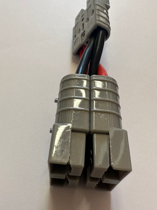 50A Anderson Double Adaptor - 50A to 2x50A - 145mm long