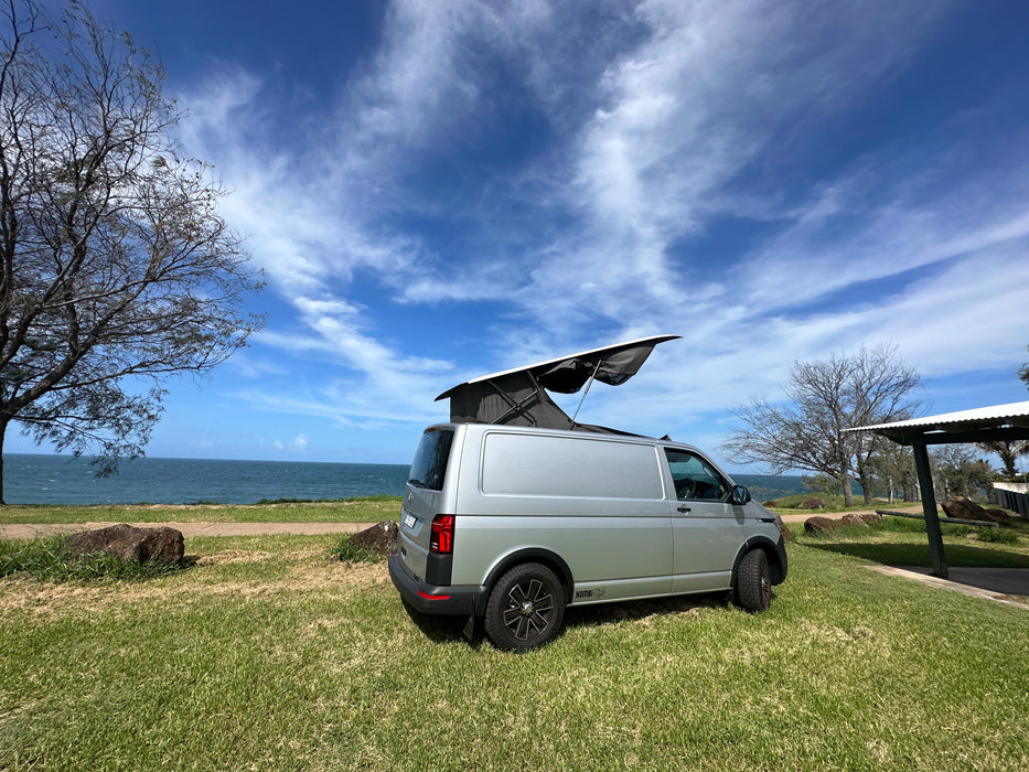 Horizon Sport Pop-Top Roof - Slimline VW T5 or T6 Transporter & Multivan Elevating Roof incl Roof Bed & Open Sky Canvas