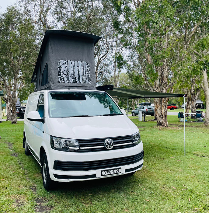 Horizon Sport Pop-Top Roof - Slimline VW T5 or T6 Transporter & Multivan Elevating Roof incl Roof Bed & Open Sky Canvas