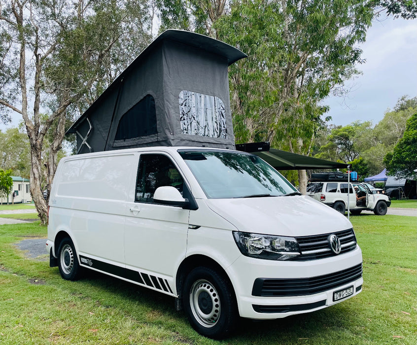 Horizon Sport Pop-Top Roof - Slimline VW T5 or T6 Transporter & Multivan Elevating Roof incl Roof Bed & Open Sky Canvas