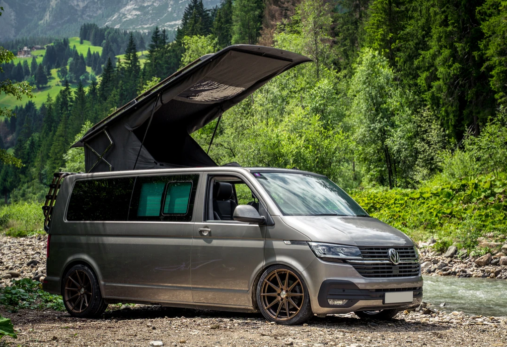 Horizon Sport Pop-Top Roof - Slimline VW T5 or T6 Transporter & Multivan Elevating Roof incl Roof Bed & Open Sky Canvas