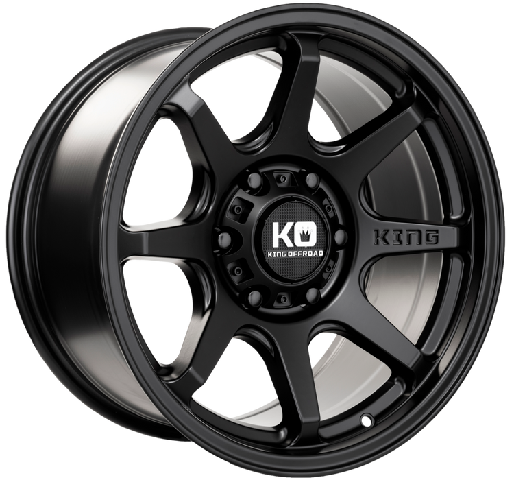 GRAPPLER - Alloy Wheel for VW T6.1 / T6 / T5 - Satin Black - 17x7.5 - 5/12035P - 1250KG