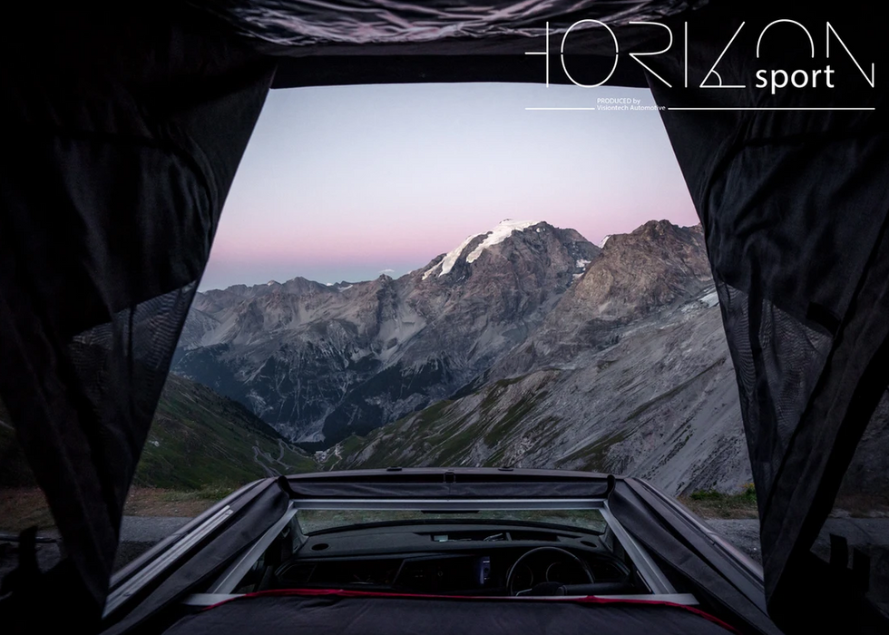 Horizon Sport Pop-Top Roof - Slimline VW T5 or T6 Transporter & Multivan Elevating Roof incl Roof Bed & Open Sky Canvas