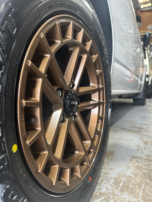 Navis MAC-AT – 17″ Bronze Finish 8.5J 5×120 Alloy Wheels – Load Rated