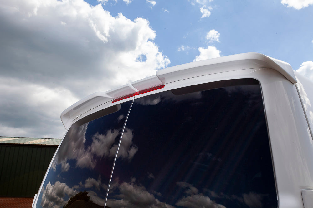 VW Transporter T5/T5.1/T6/T6.1 – Spoiler – Barn Door – PU Plastic - Primed - Unpainted