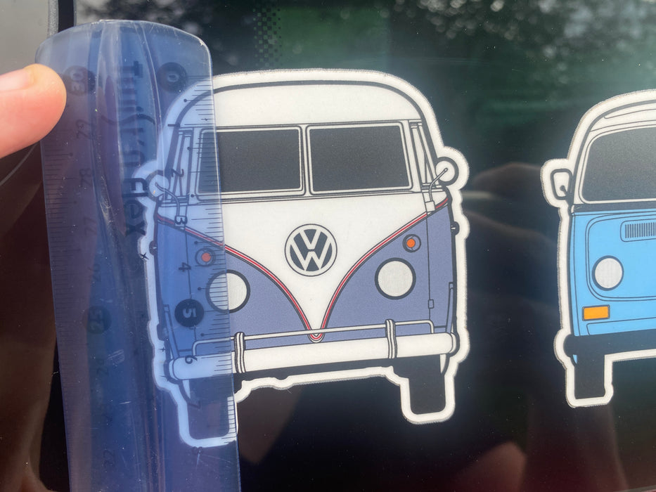 KombiLife Volkswagen Evolution of the Kombi Sticker Bundle - T1, T2, T3, T4, T5.1, T6.1