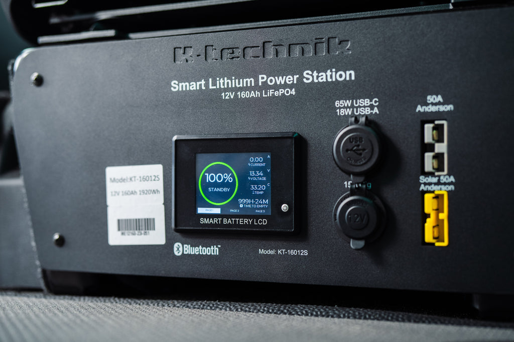 LiFePO4 Smart Lithium Under-seat Power Station 12V 160Ah for VW Campervans V2