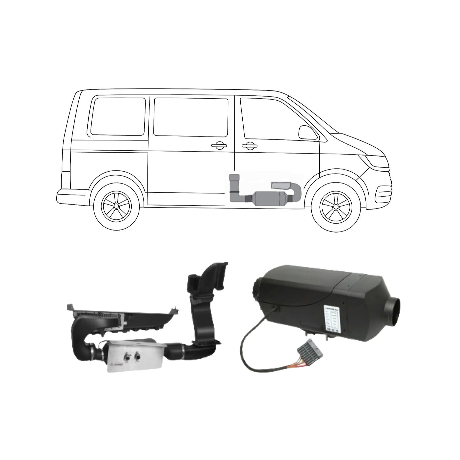 Diesel Heater System - Premium Kit - T5/T6/T6.1