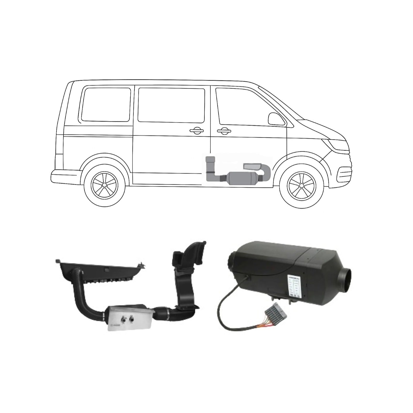 Diesel Heater System - Standard Kit - T5/T6/T6.1
