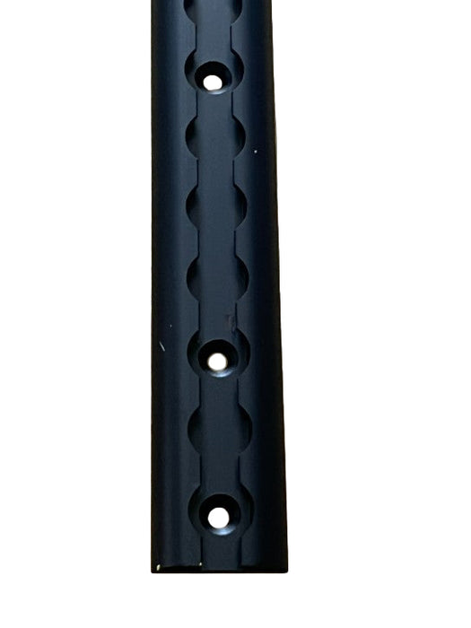 Airline Track Securing Rail / Anchor Track 42mm Wide - Black - Rounded - 1M