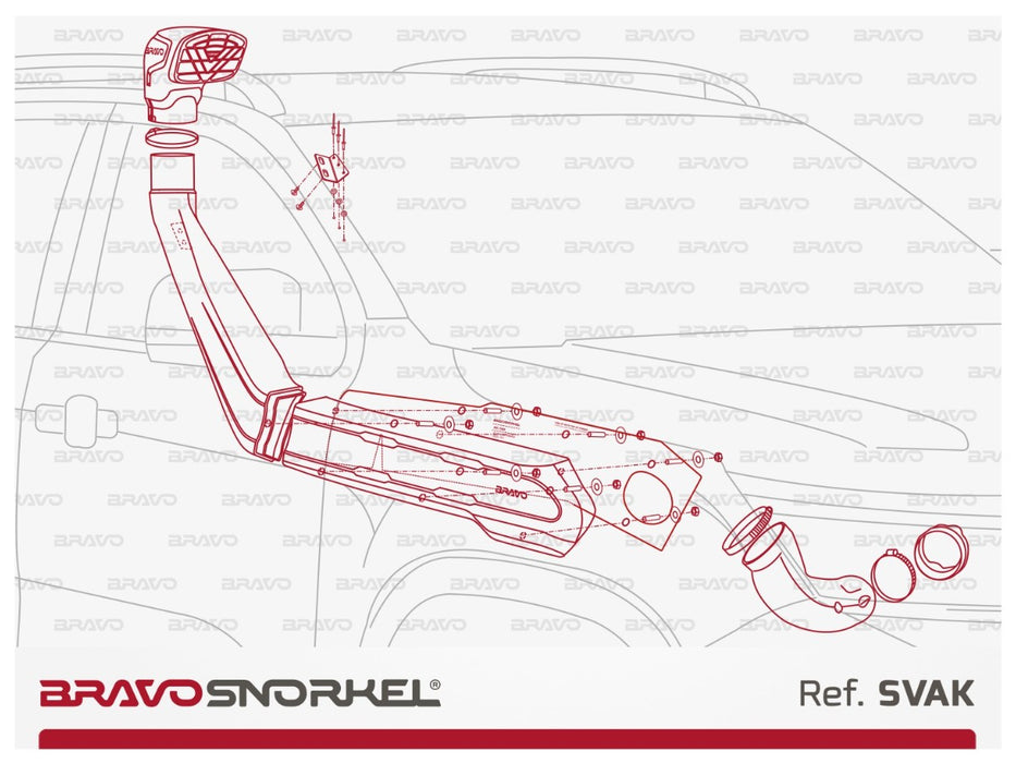 Bravo Snorkel RHD - VW Amarok 2023+