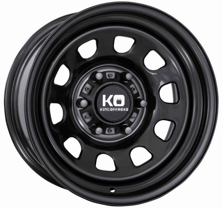 D-Hole Alloy Wheel for VW T6.1 / T6 / T5 -Satin Black - 17"x8 5x120