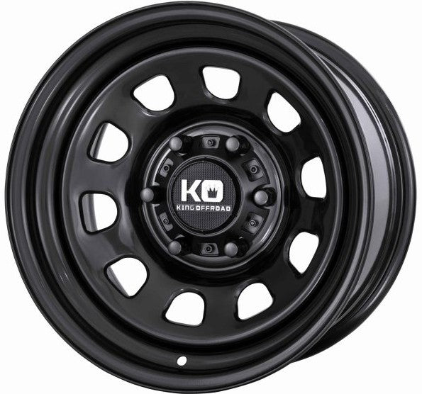 D-Hole Alloy Wheel for VW T6.1 / T6 / T5 -Satin Black - 17"x8 5x120